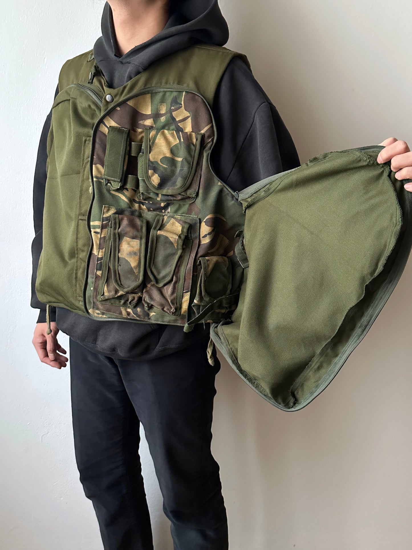 90s uk military afv crew vest