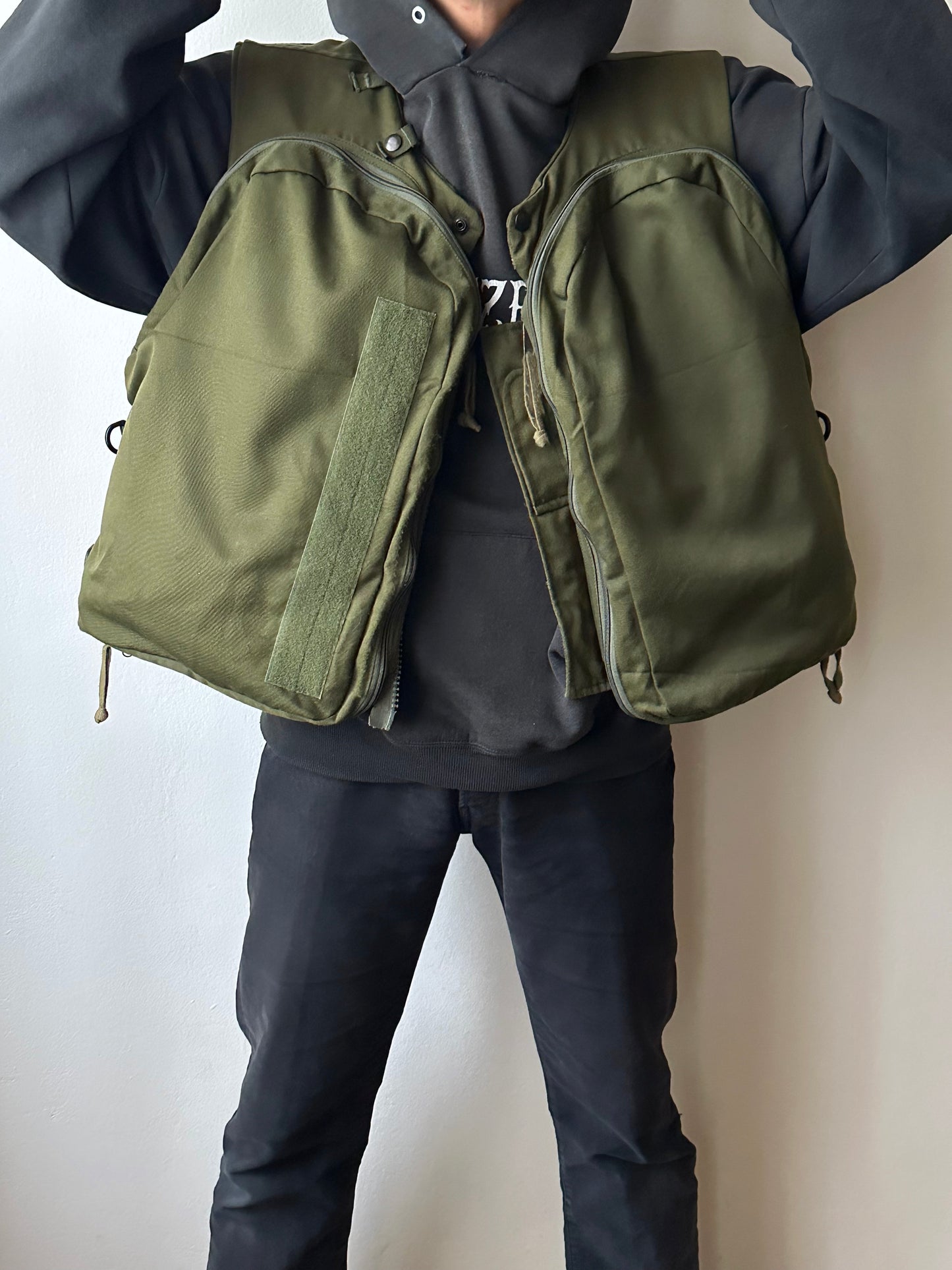 90s uk military afv crew vest