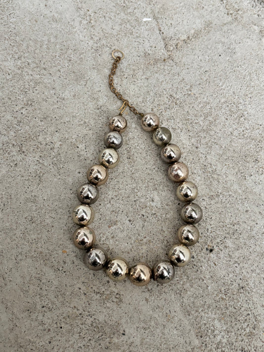 50-60s Austria mirror ball necklace