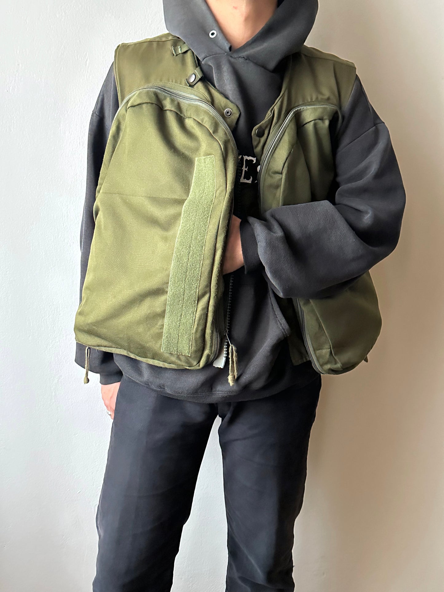 90s uk military afv crew vest