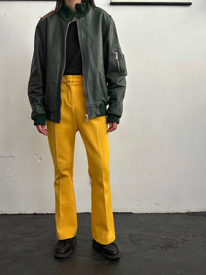 1980s West German Border Guard Leather Jacket