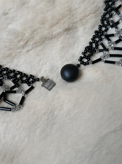 Czechoslovakia vintage beaded collar