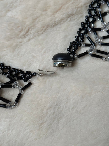 Czechoslovakia vintage beaded collar