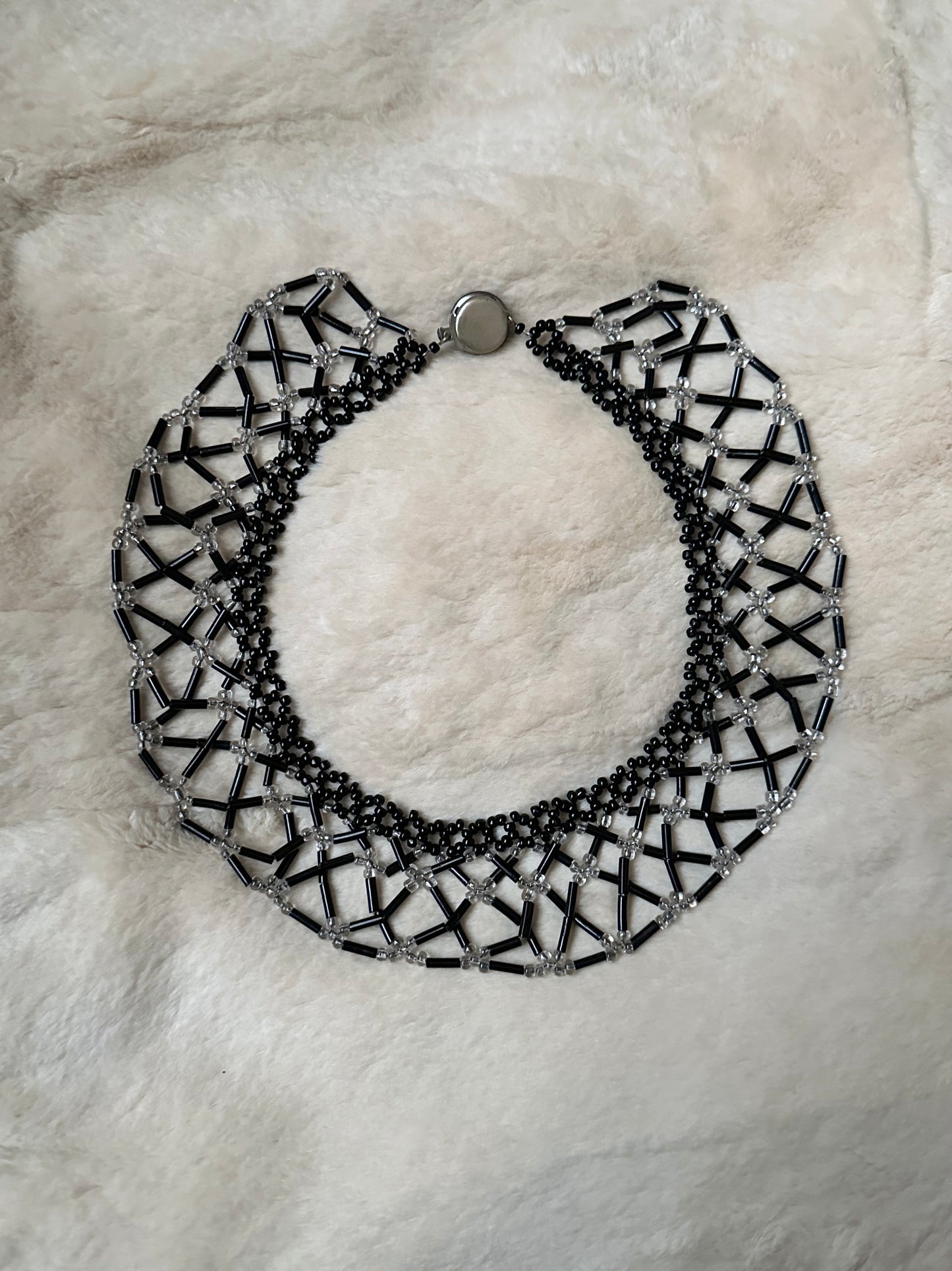 Czechoslovakia vintage beaded collar