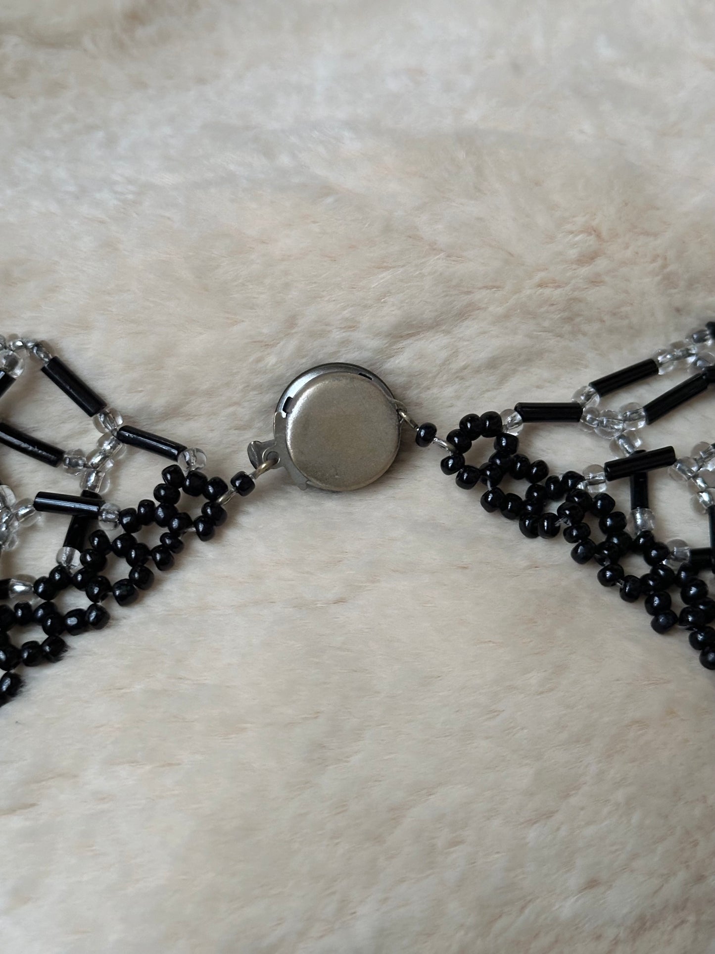 Czechoslovakia vintage beaded collar