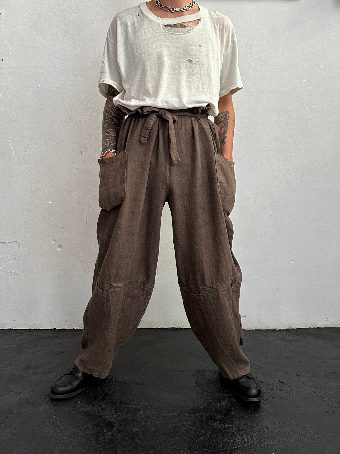 Italy Linen trousers