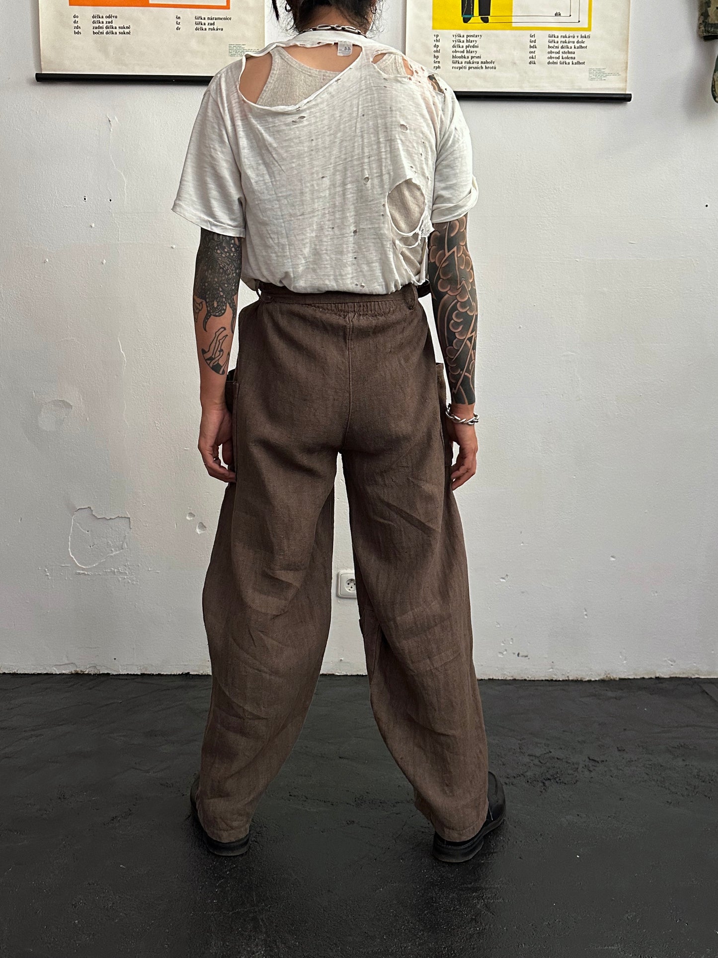 Italy Linen trousers