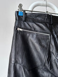 Italy leather trouser