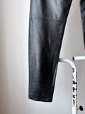 Italy leather trouser