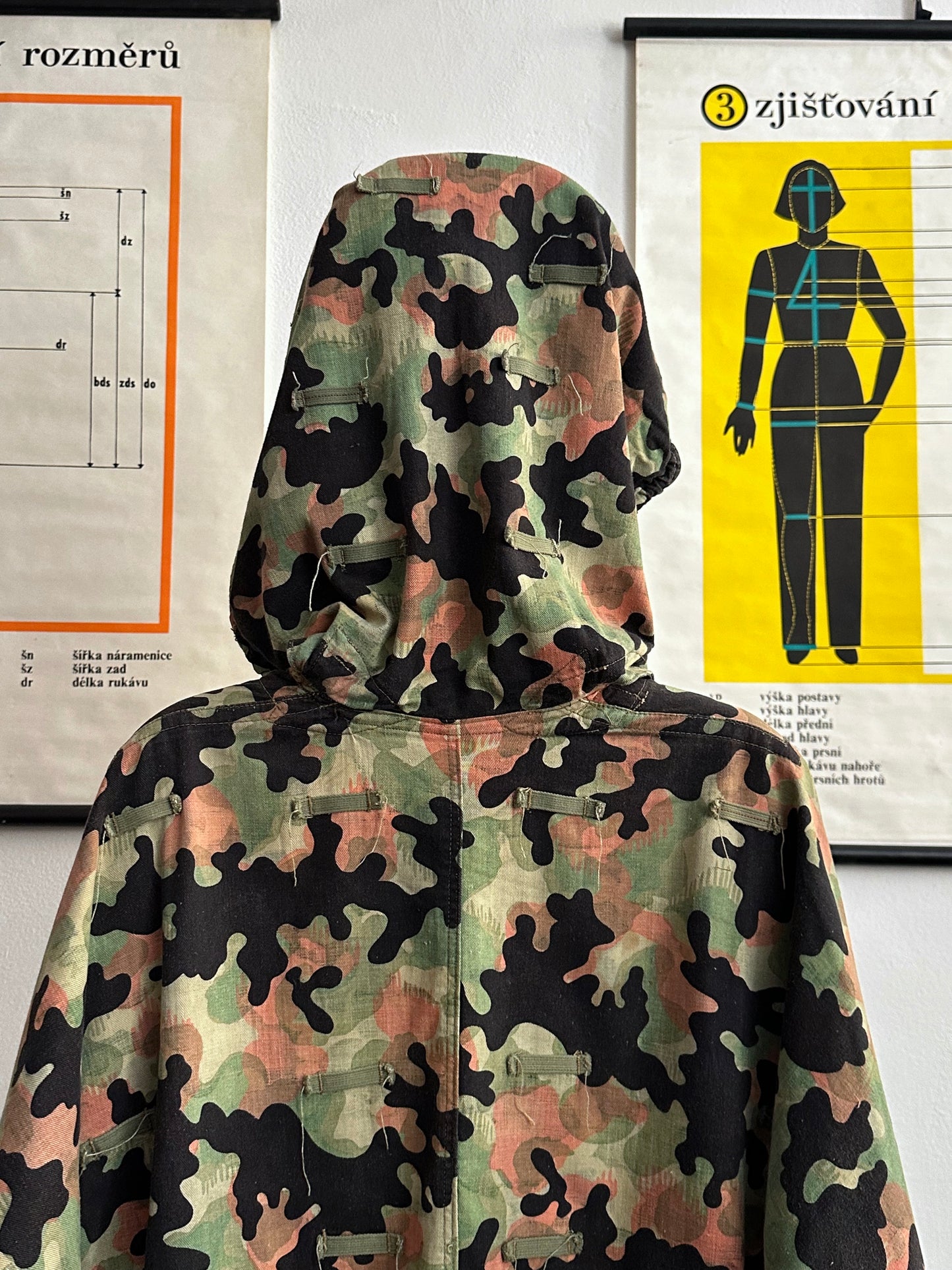 1950s Československá lidová armáda DUBÁKY camouflage jacket