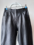 Italy leather trouser