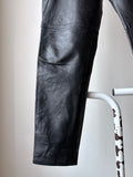 Italy leather trouser