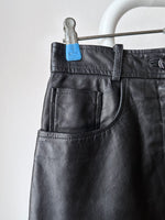 Italy leather trouser