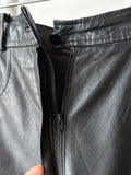 Italy leather trouser