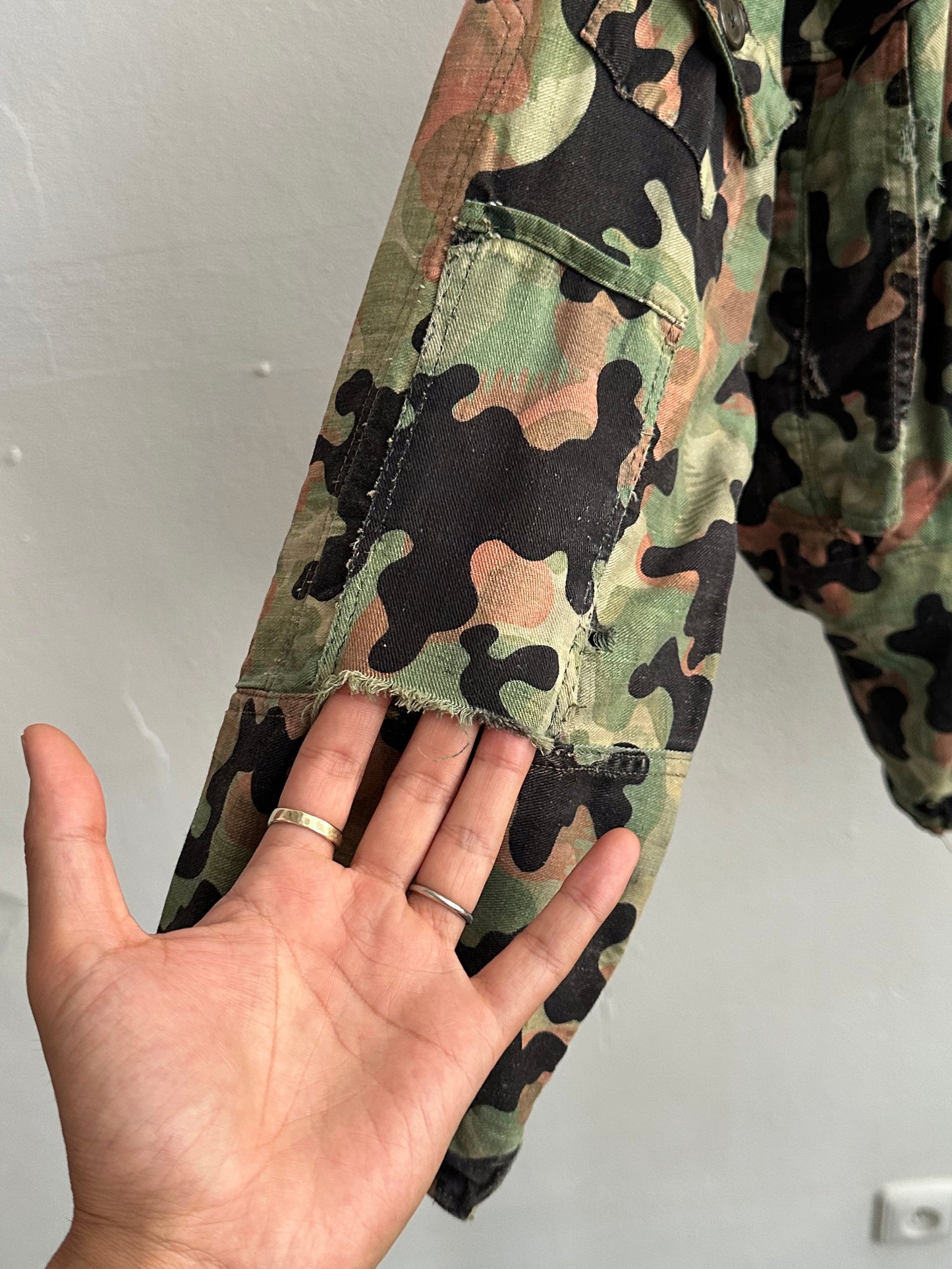 1950s Československá lidová armáda DUBÁKY camouflage jacket