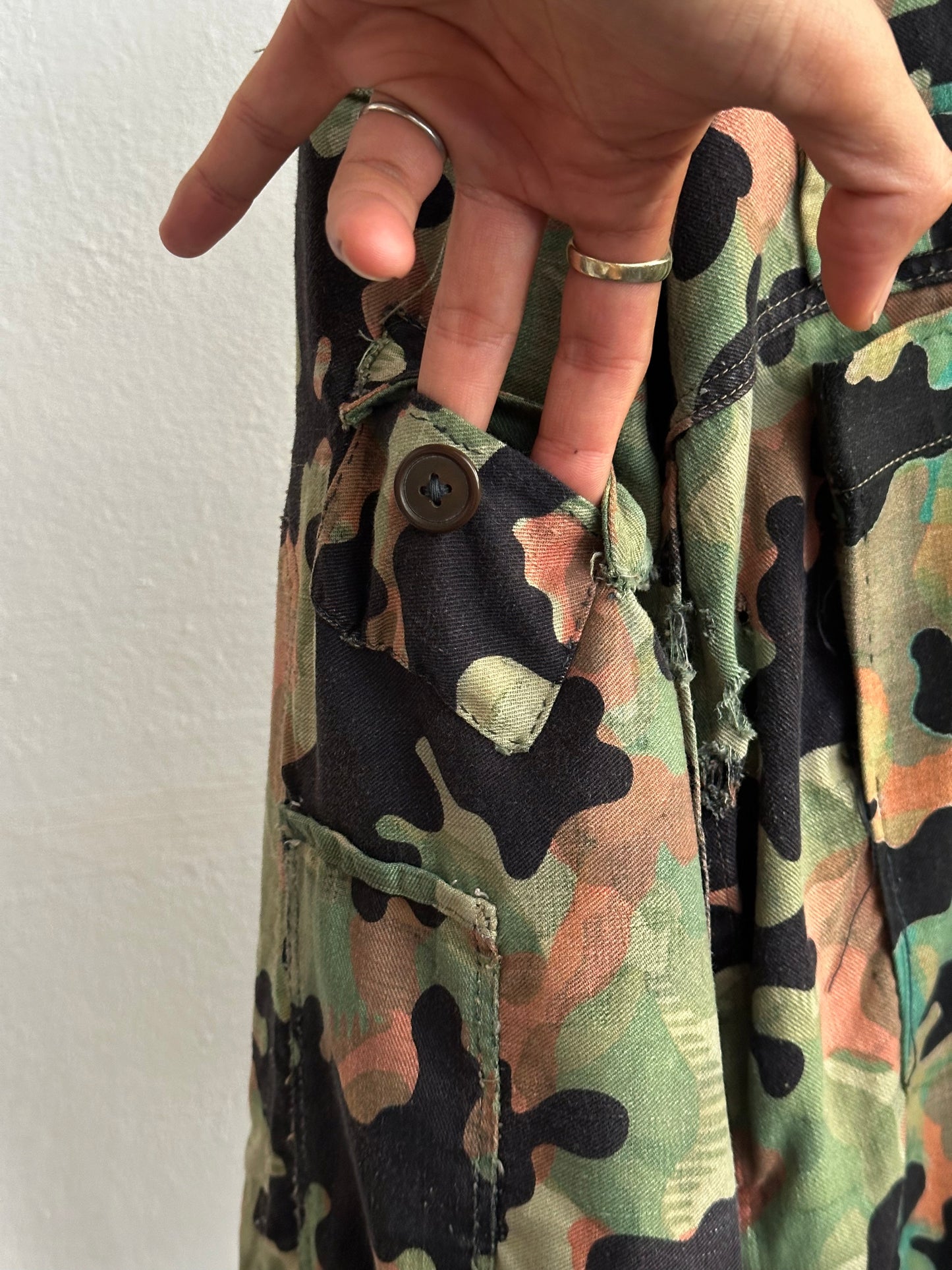 1950s Československá lidová armáda DUBÁKY camouflage jacket