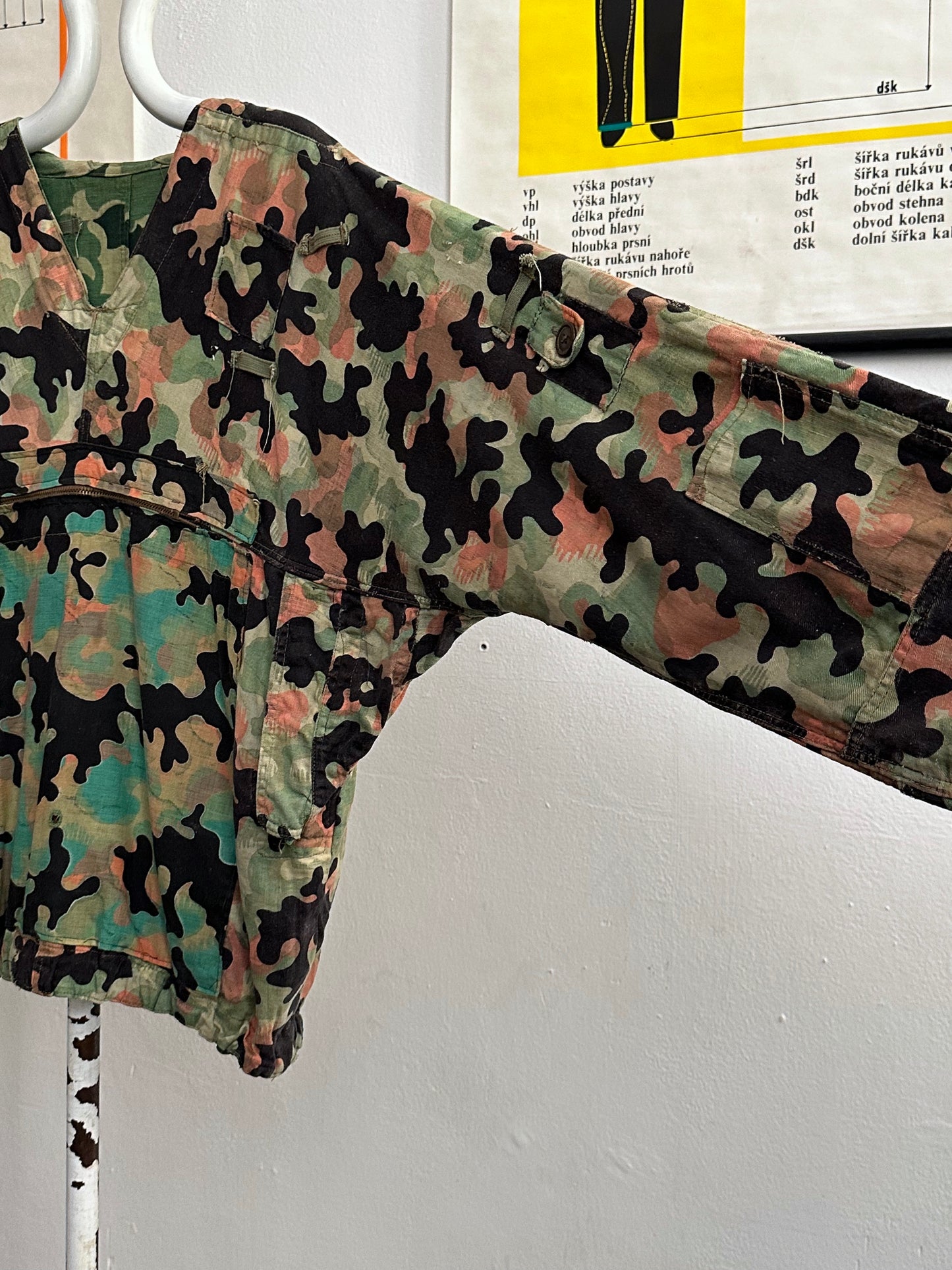 1950s Československá lidová armáda DUBÁKY camouflage jacket