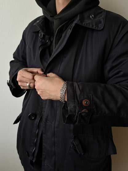 German silver 800 double garibaldi chain bracelet