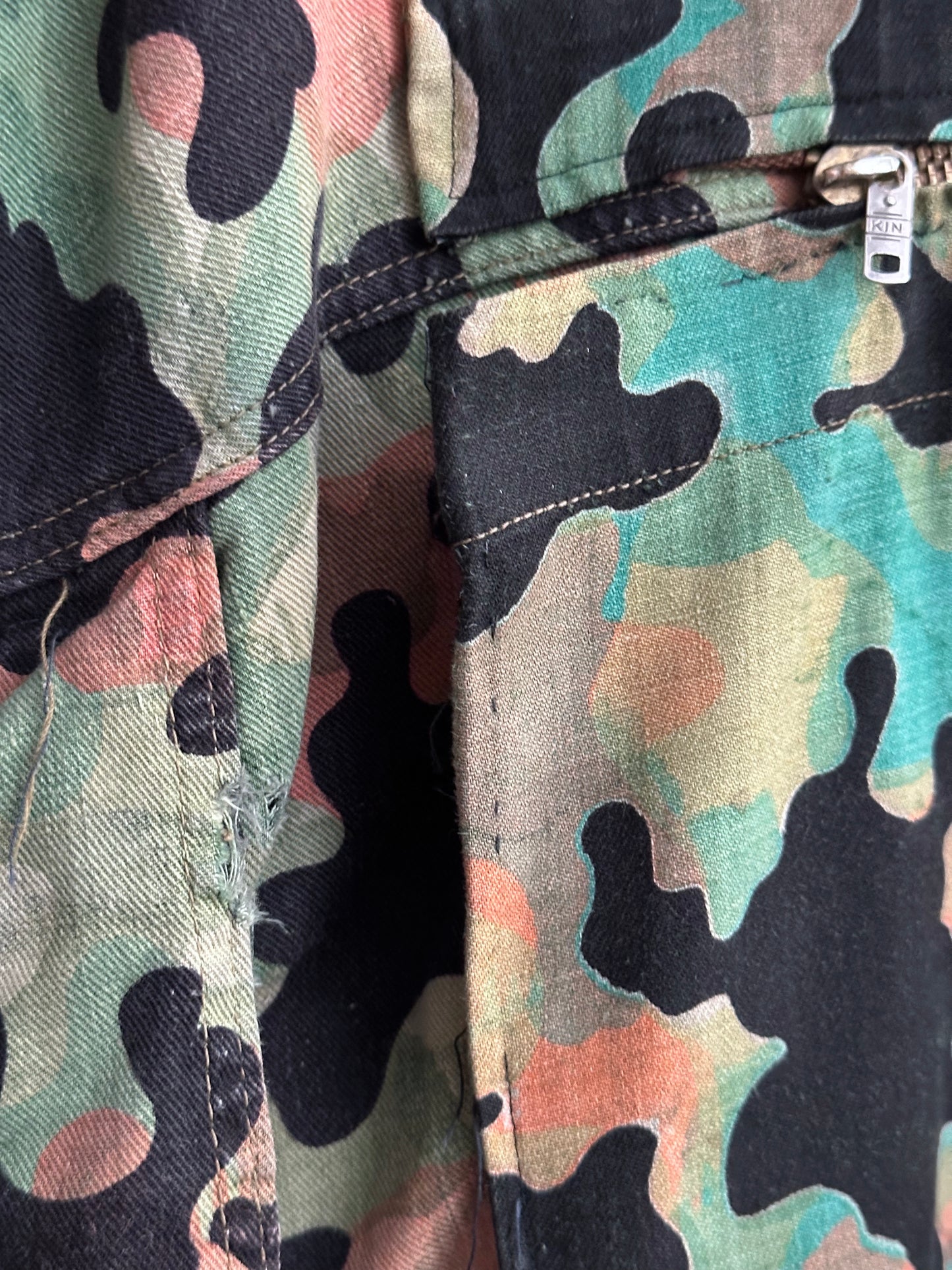 1950s Československá lidová armáda DUBÁKY camouflage jacket