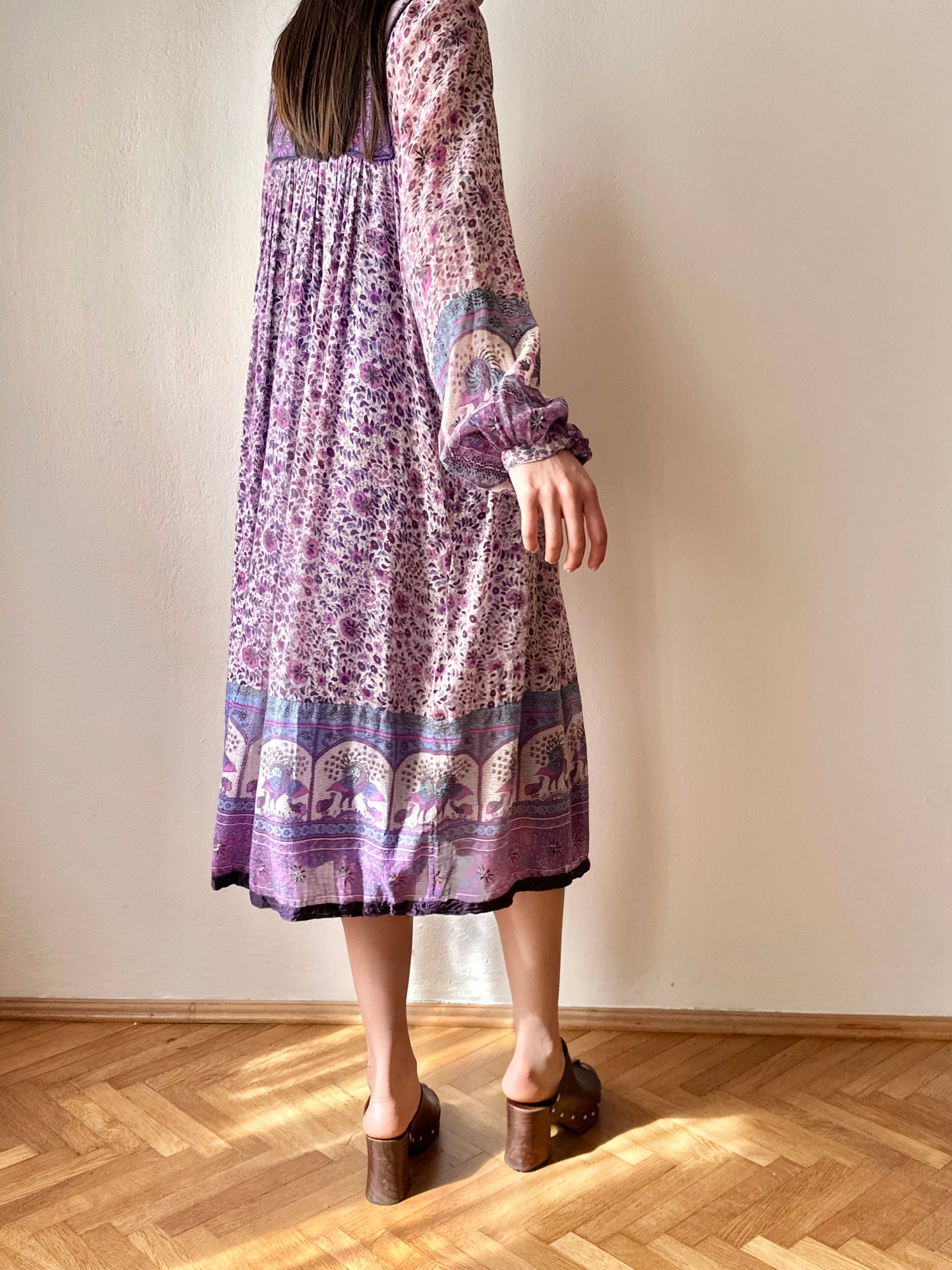 70s Indian cotton dress