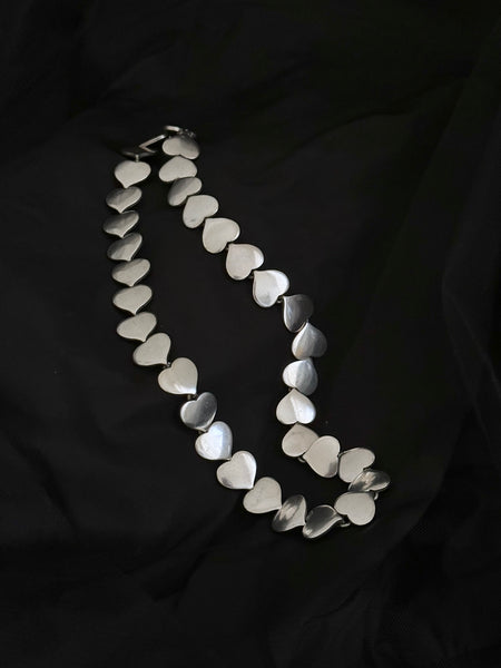 Hans Hansen Heart Series necklace Denmark silver 925 HaH