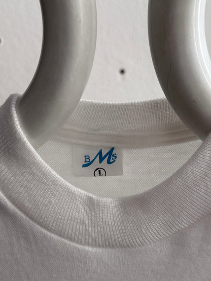 90s White Tee 4-Pack - L