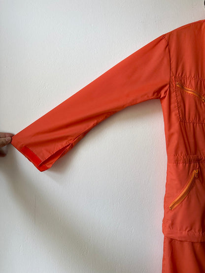 80s unique orange jumpsuits