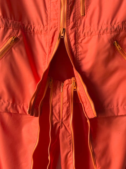 80s unique orange jumpsuits
