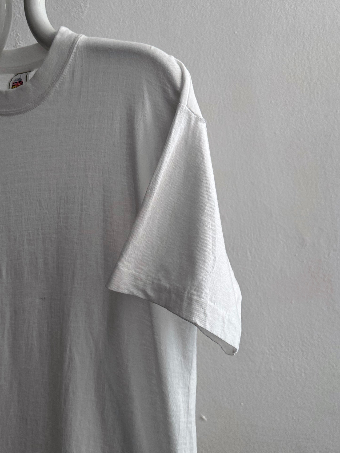 90s White Tee 4-Pack - L