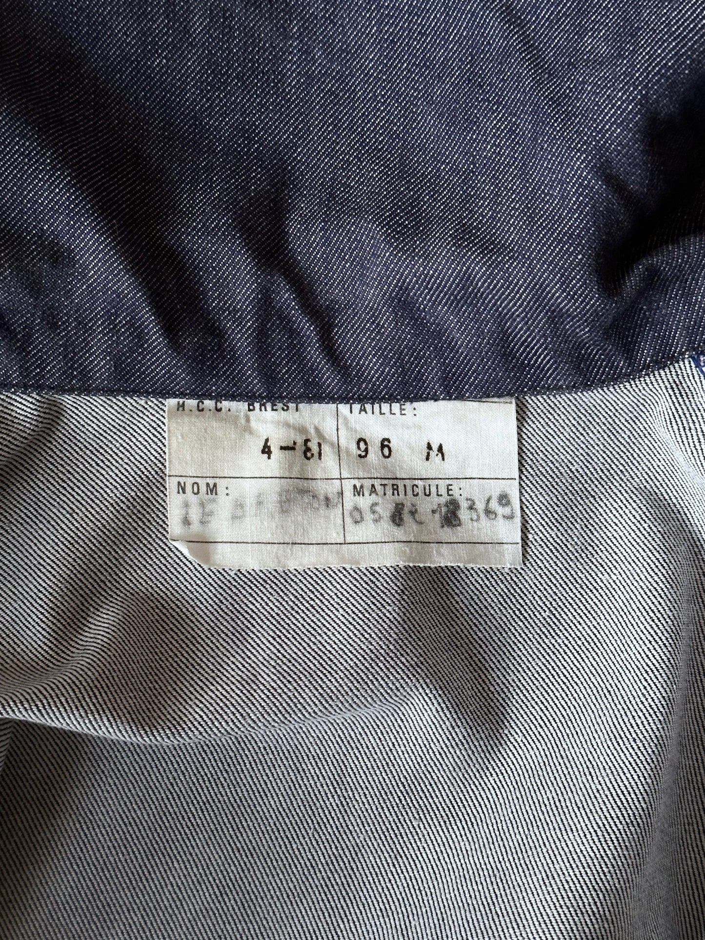 1981 French navy marine uniform