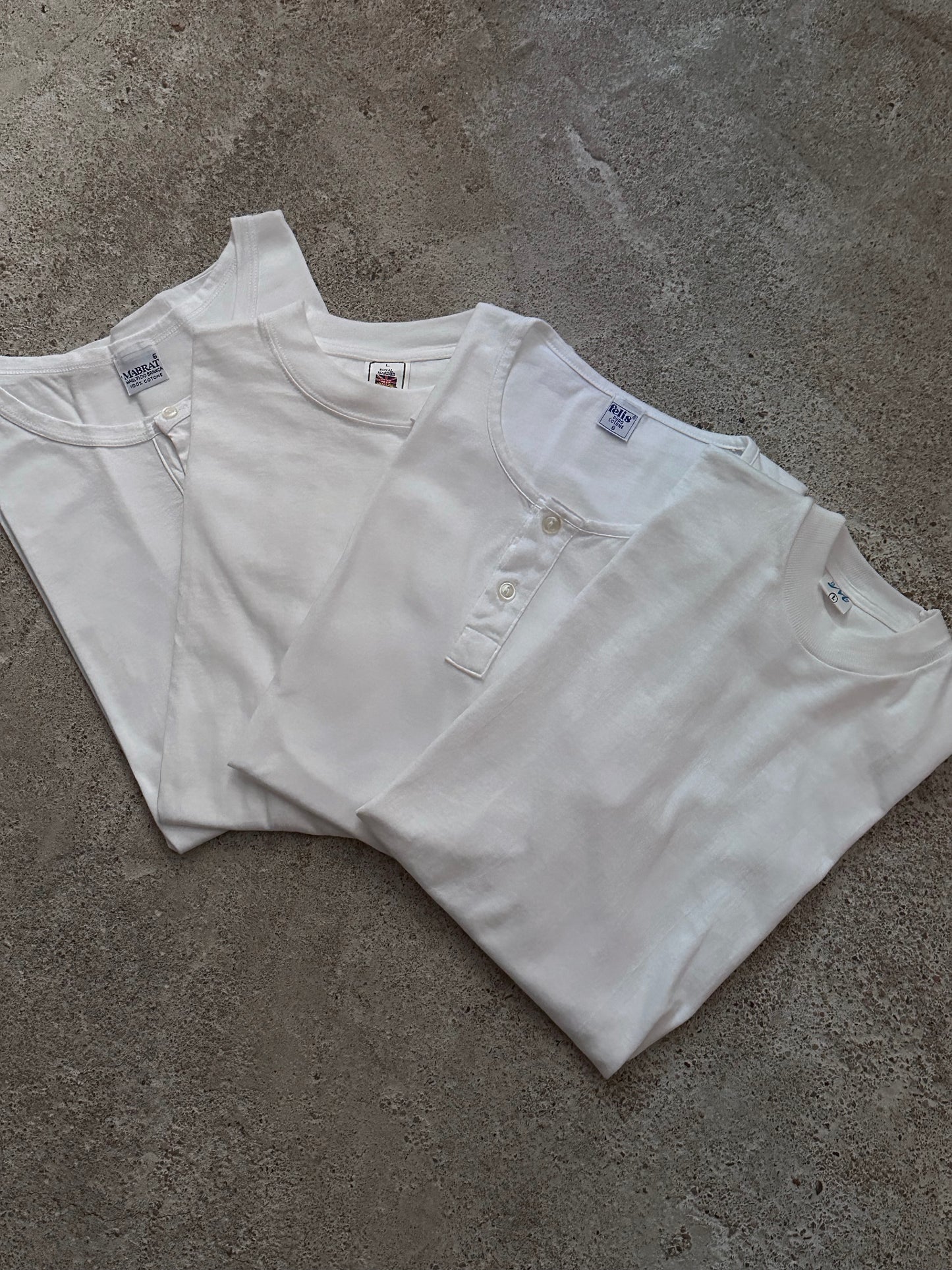 90s White Tee 4-Pack - L
