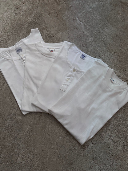 90s White Tee 4-Pack - L