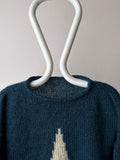 Handmade wool knit star jumper