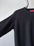 90s Europe Levi's black cotton sweater