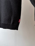 90s Europe Levi's black cotton sweater