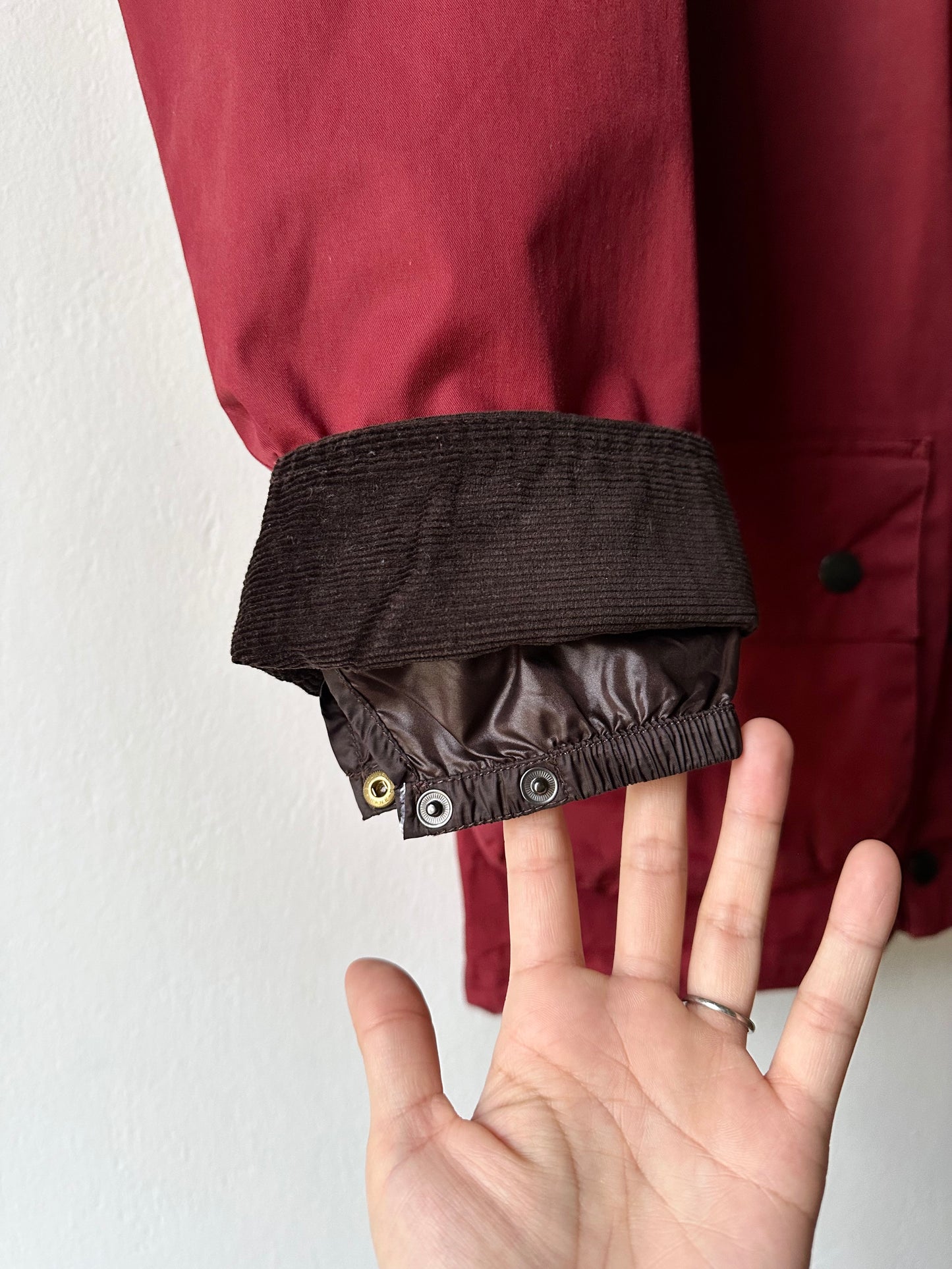 Barbour Beaufort nonwaxed hunting jacket