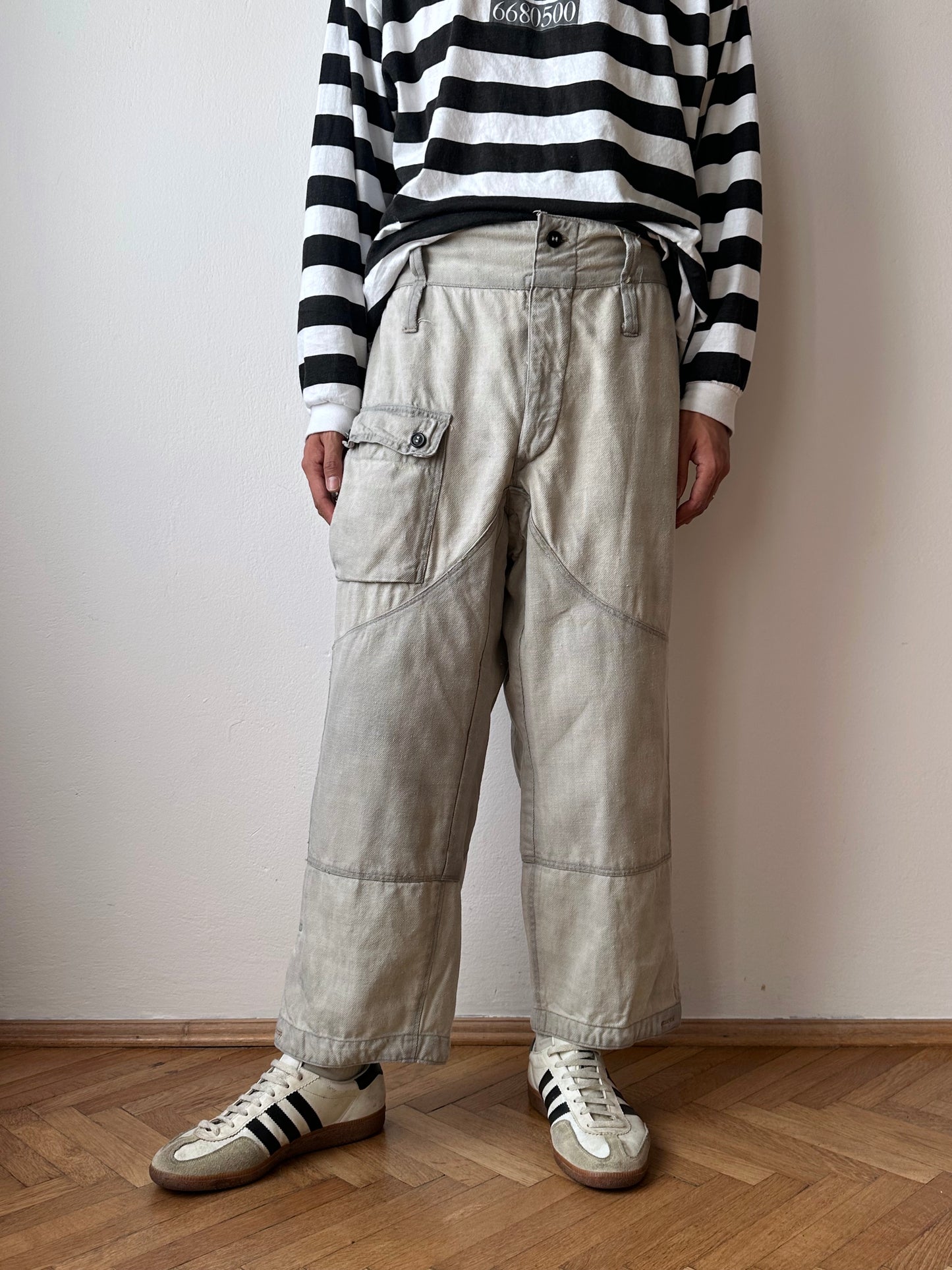 1960s Soviet tanker's trousers - w29-33