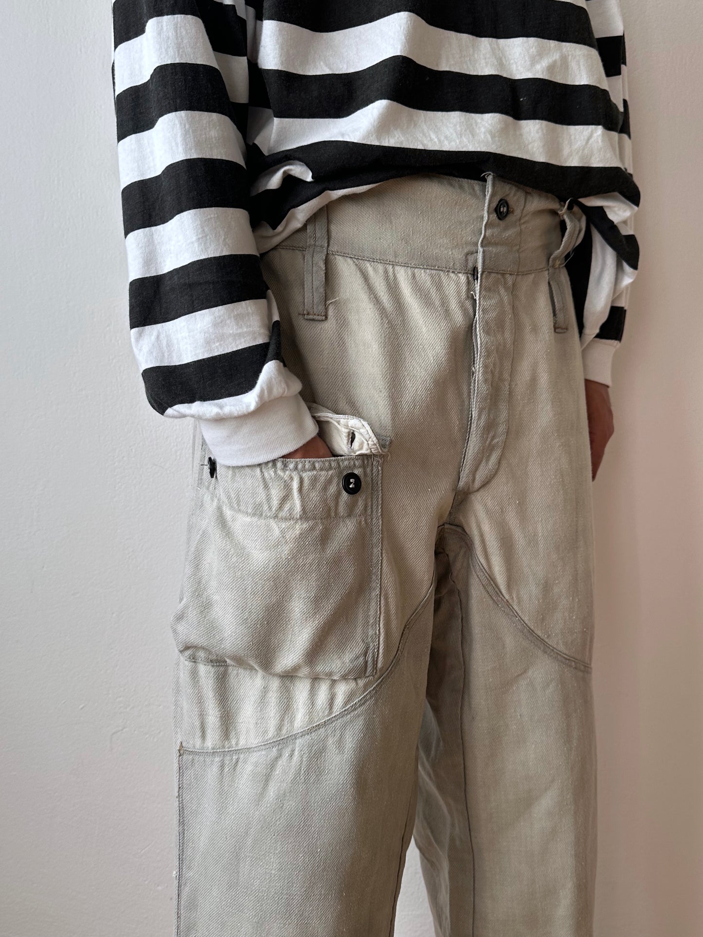 1960s Soviet tanker's trousers - w29-33