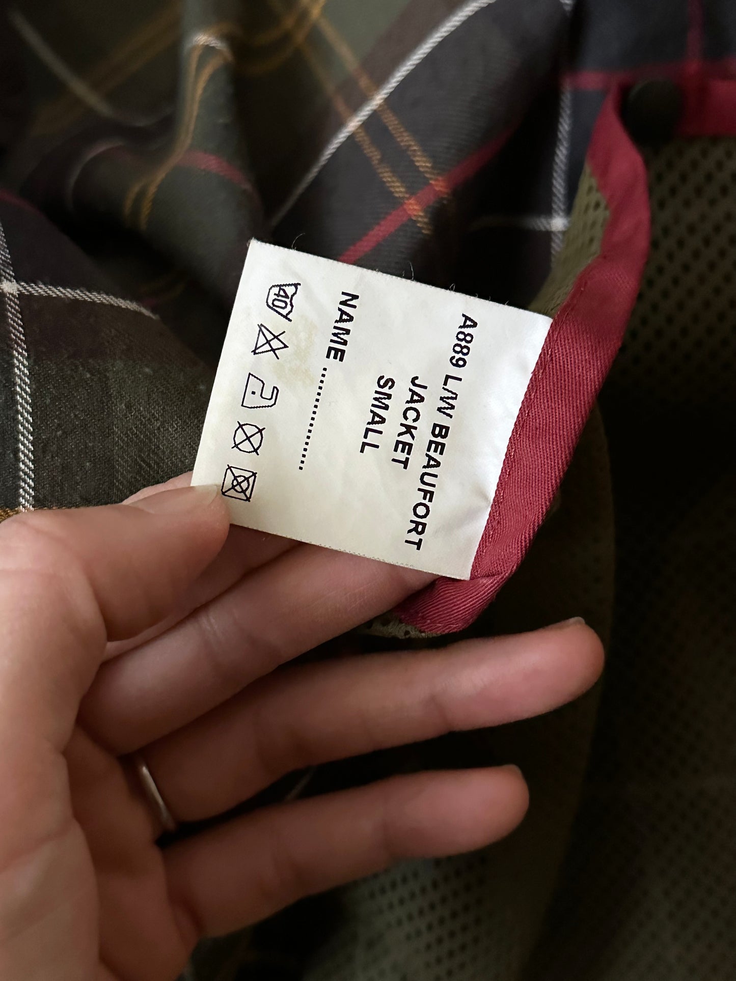 Barbour Beaufort nonwaxed hunting jacket