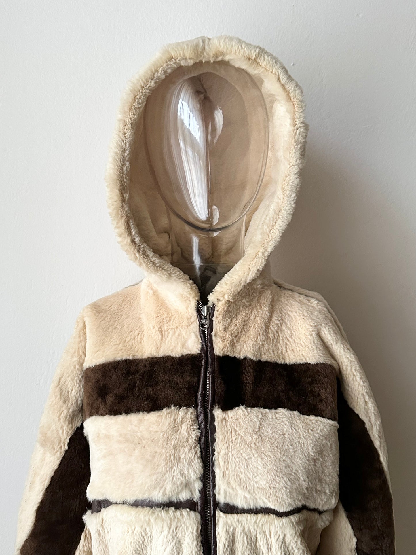 -60s Czechoslovakia real fur zip-up parka