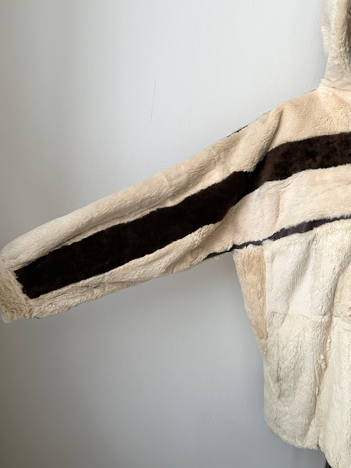 -60s Czechoslovakia real fur zip-up parka