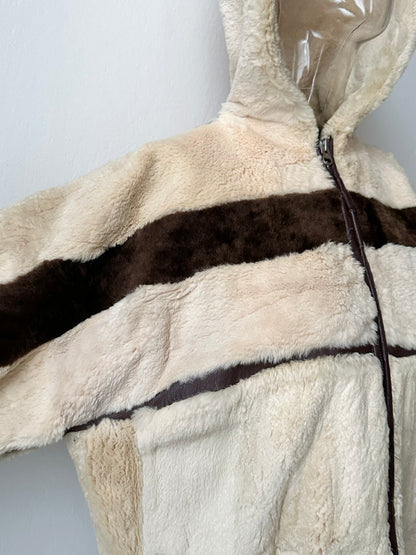 -60s Czechoslovakia real fur zip-up parka