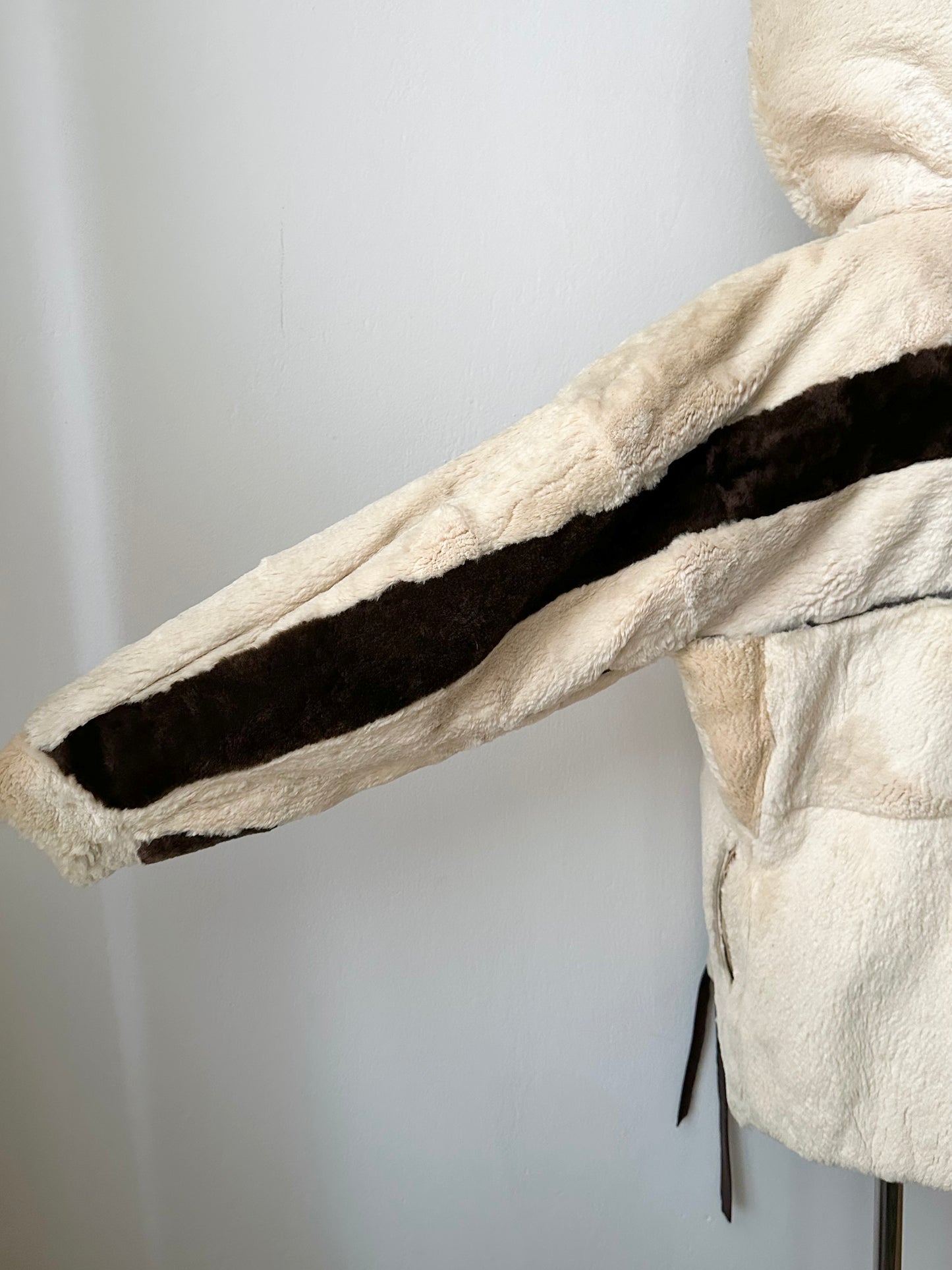 -60s Czechoslovakia real fur zip-up parka