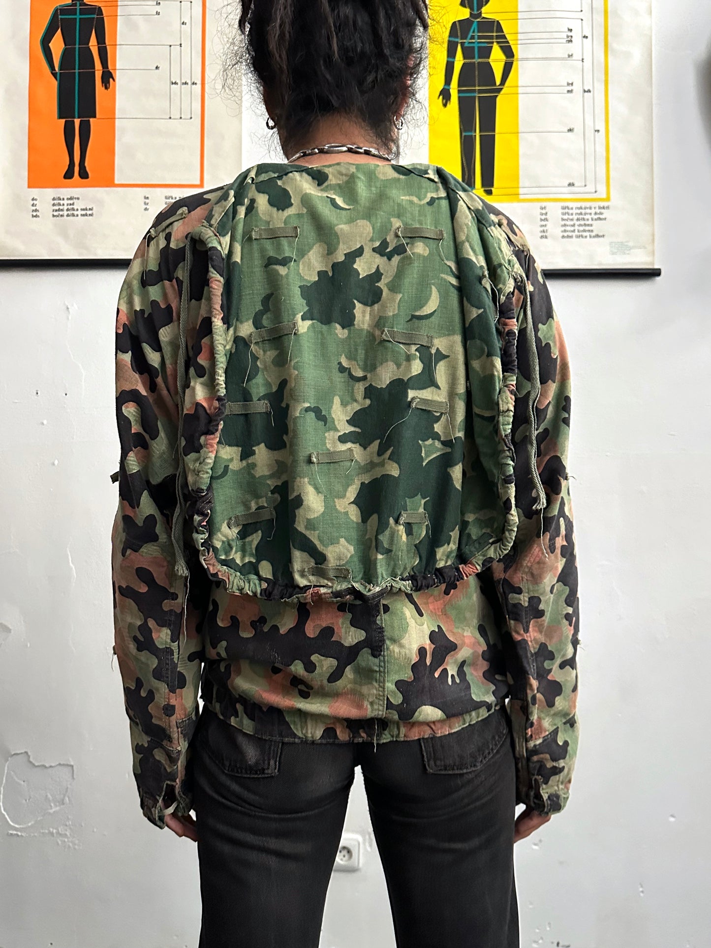 1950s Československá lidová armáda DUBÁKY camouflage jacket