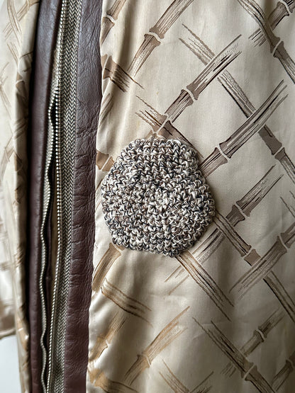 -60s Czechoslovakia real fur zip-up parka