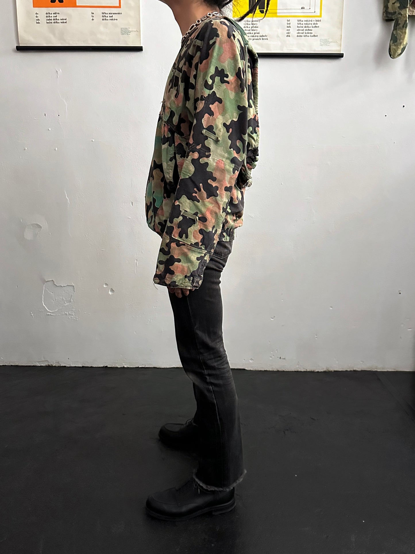 1950s Československá lidová armáda DUBÁKY camouflage jacket