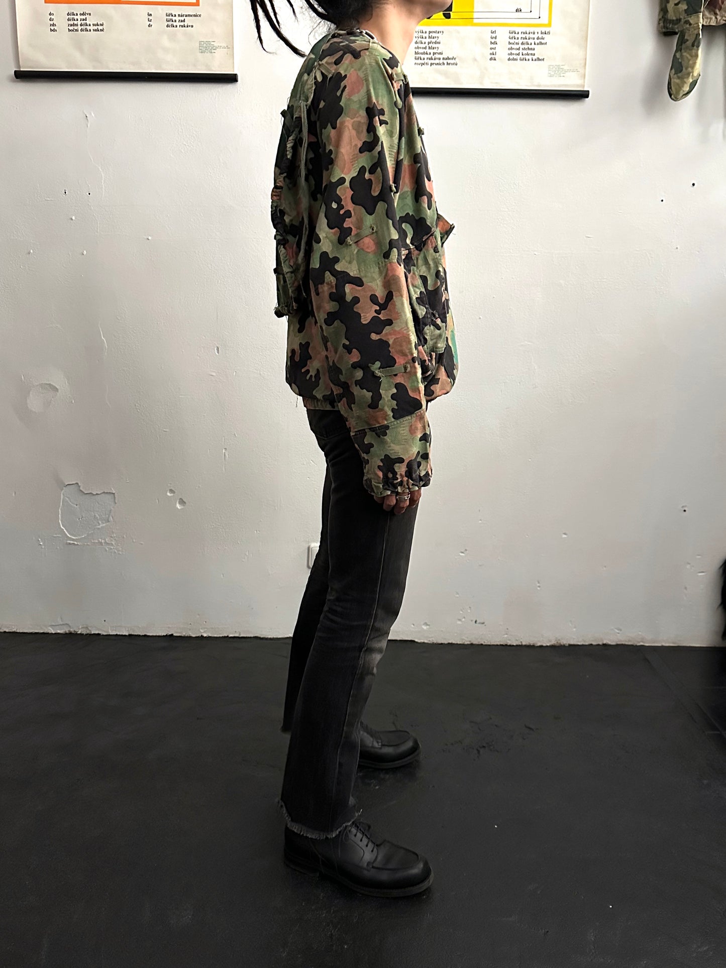 1950s Československá lidová armáda DUBÁKY camouflage jacket