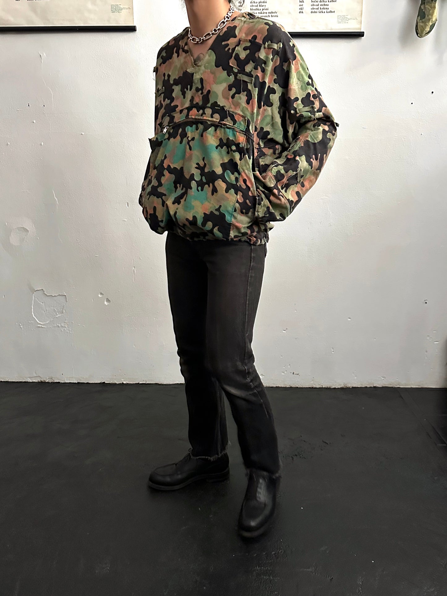 1950s Československá lidová armáda DUBÁKY camouflage jacket