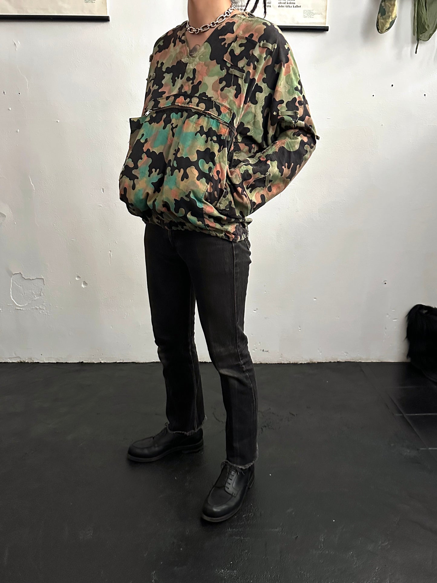 1950s Československá lidová armáda DUBÁKY camouflage jacket
