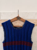 Vintage handmade wool knit vest